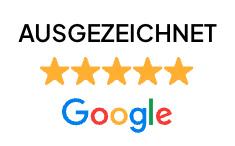 Ausgezeichnet - Google Reviews - fünf Sterne